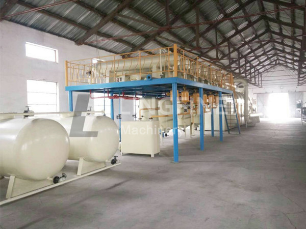 Continuous Waste Tire to Oil Pyrolysis Plant