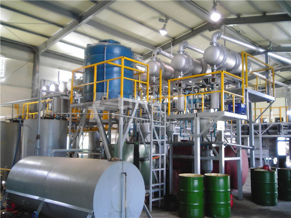 Waste tyre pyrolysis plant project