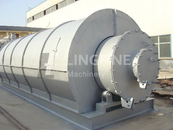 Used Rubber Recycling Pyrolysis Plant